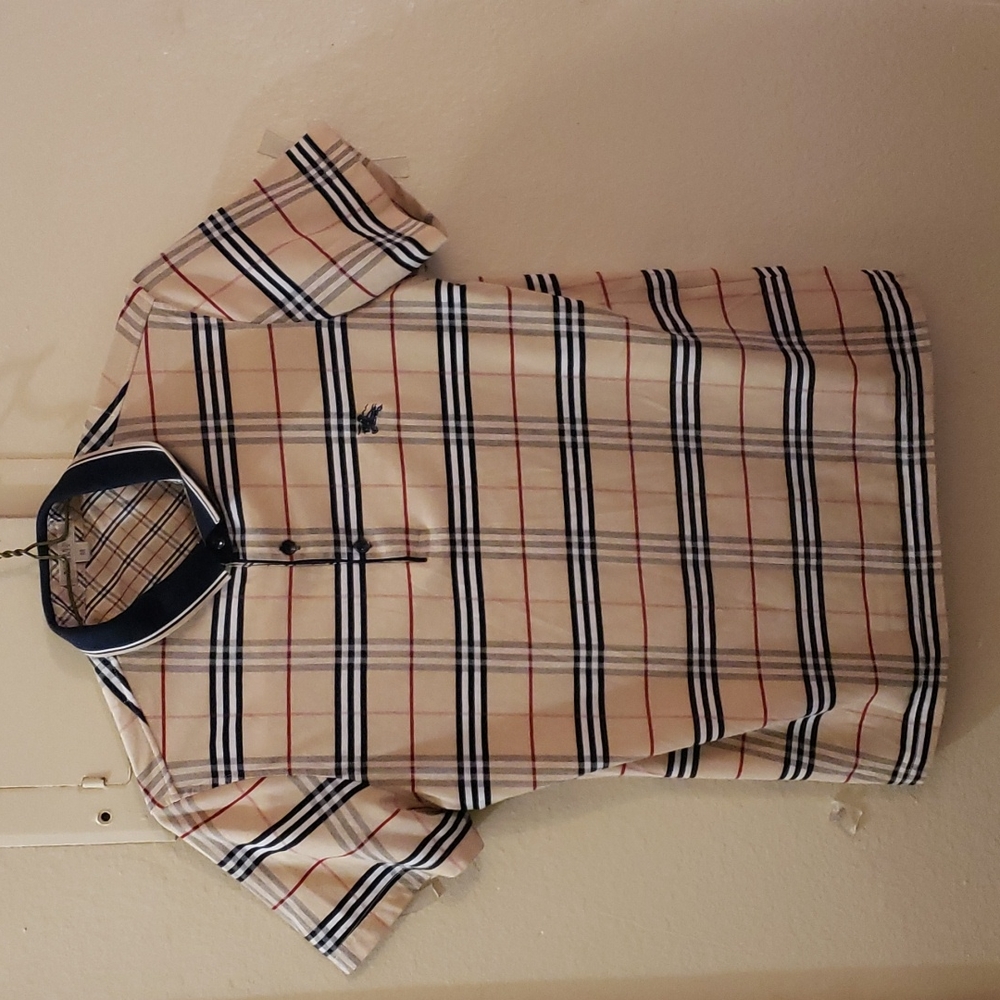 Burberry Brit classic plaid design shirt